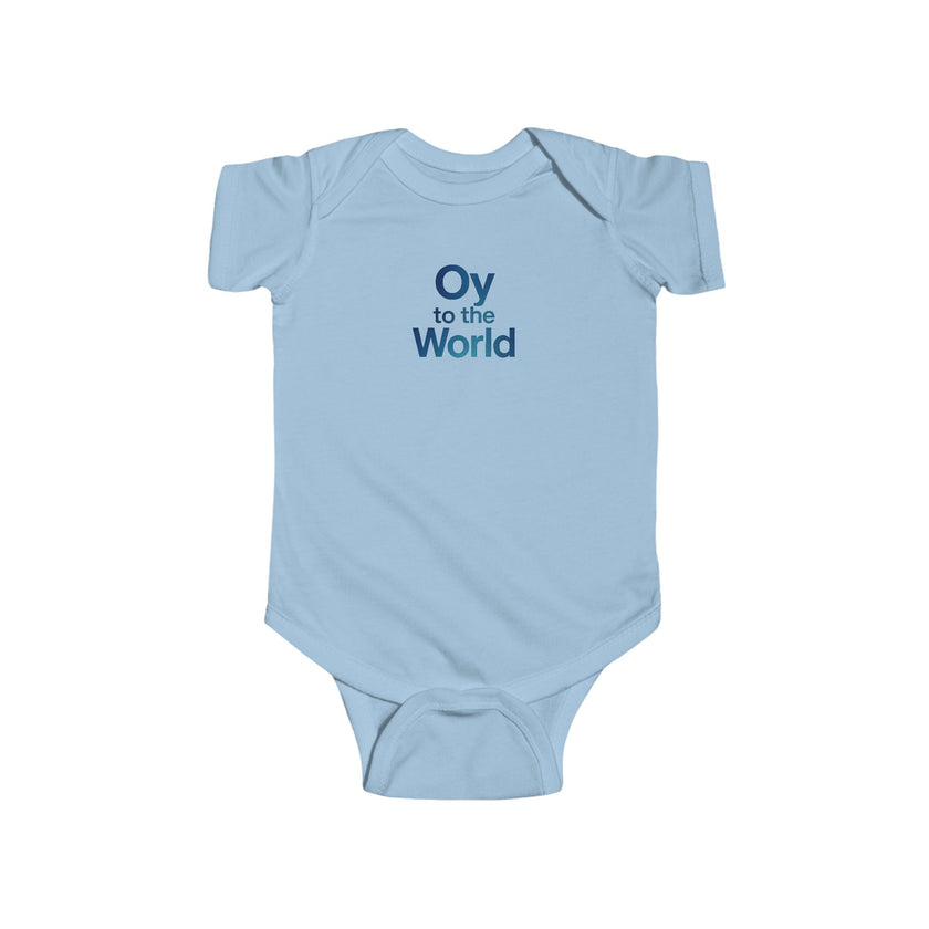 Oy to the World Bodysuit | Baby Hanukkah Holiday Onesie