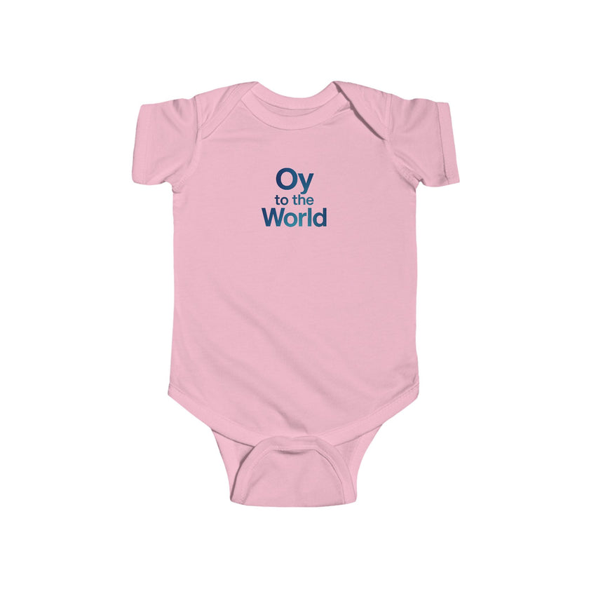 Oy to the World Bodysuit | Baby Hanukkah Holiday Onesie