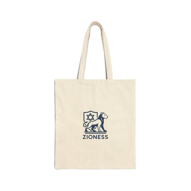 Zionist Lioness Tote Bag - Israel IDF Judaica Cotton Canvas, Am Israel Chai, Never Again, We Will Dance Again, Jewish Gift, Jewish Pride,