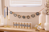 Nava Happy Hanukkah Beaded Sign