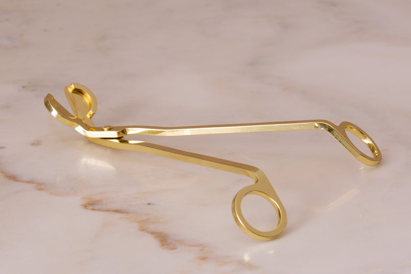 Gilded Wick Trimmer - Luxe Candle Companion