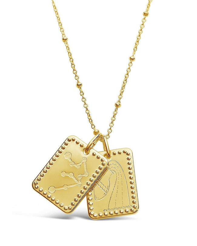 Zodiac Tag Necklace