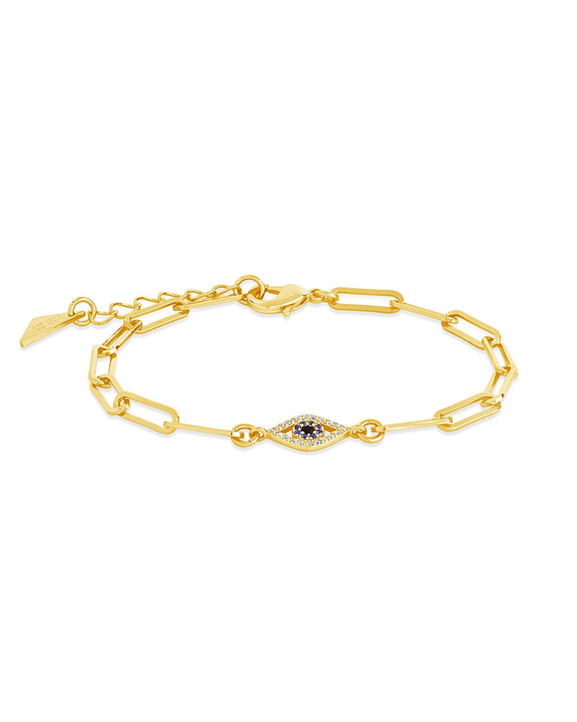 Carli CZ Evil Eye Bracelet