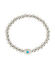 Davey Opal & CZ Evil Eye Beaded Bracelet
