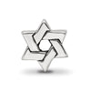 Sterling Silver Star of David Bead Charm