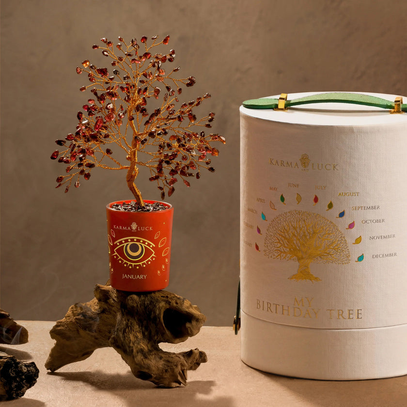 Ambitious Spirit Garnet January Birthday Tree