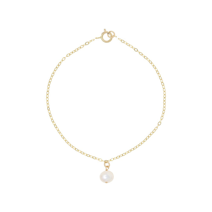 pearl charm bracelet