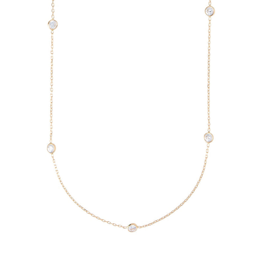 Bezel Station necklace