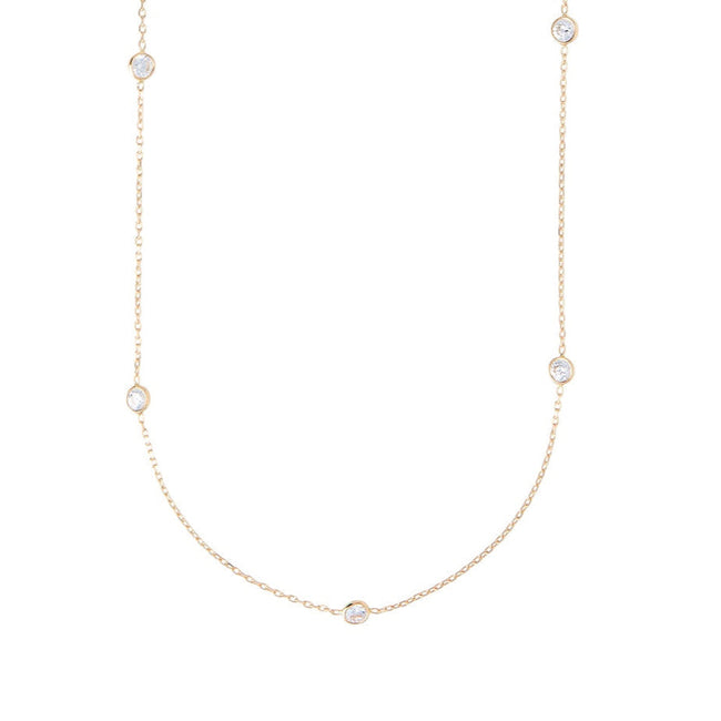 Bezel Station necklace