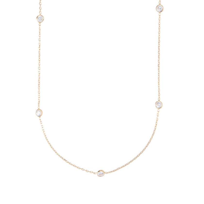 Bezel Station necklace