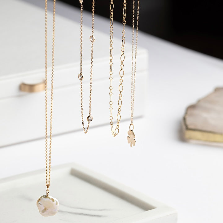 Bezel Station necklace