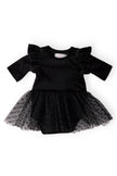 Black Velvet Tutu Bodysuit