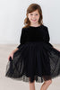 Black Velvet Tutu Dress