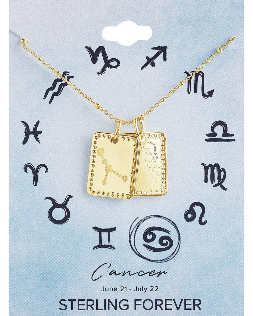 Zodiac Tag Necklace