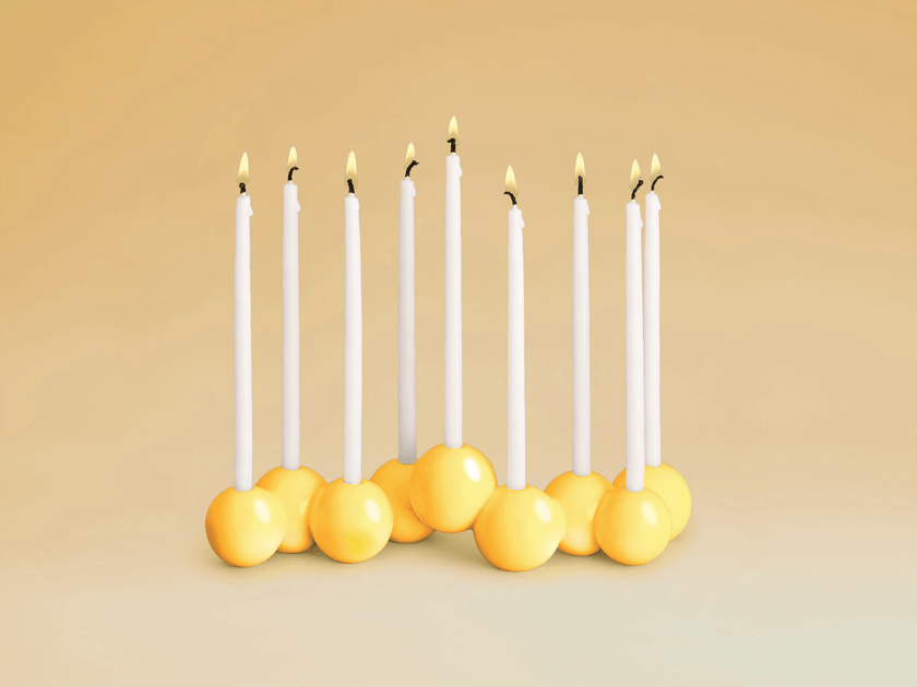Bubble Menorah (Ceramic)