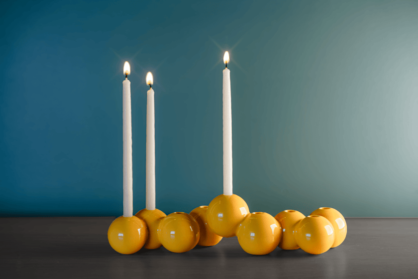 Bubble Menorah (Ceramic)