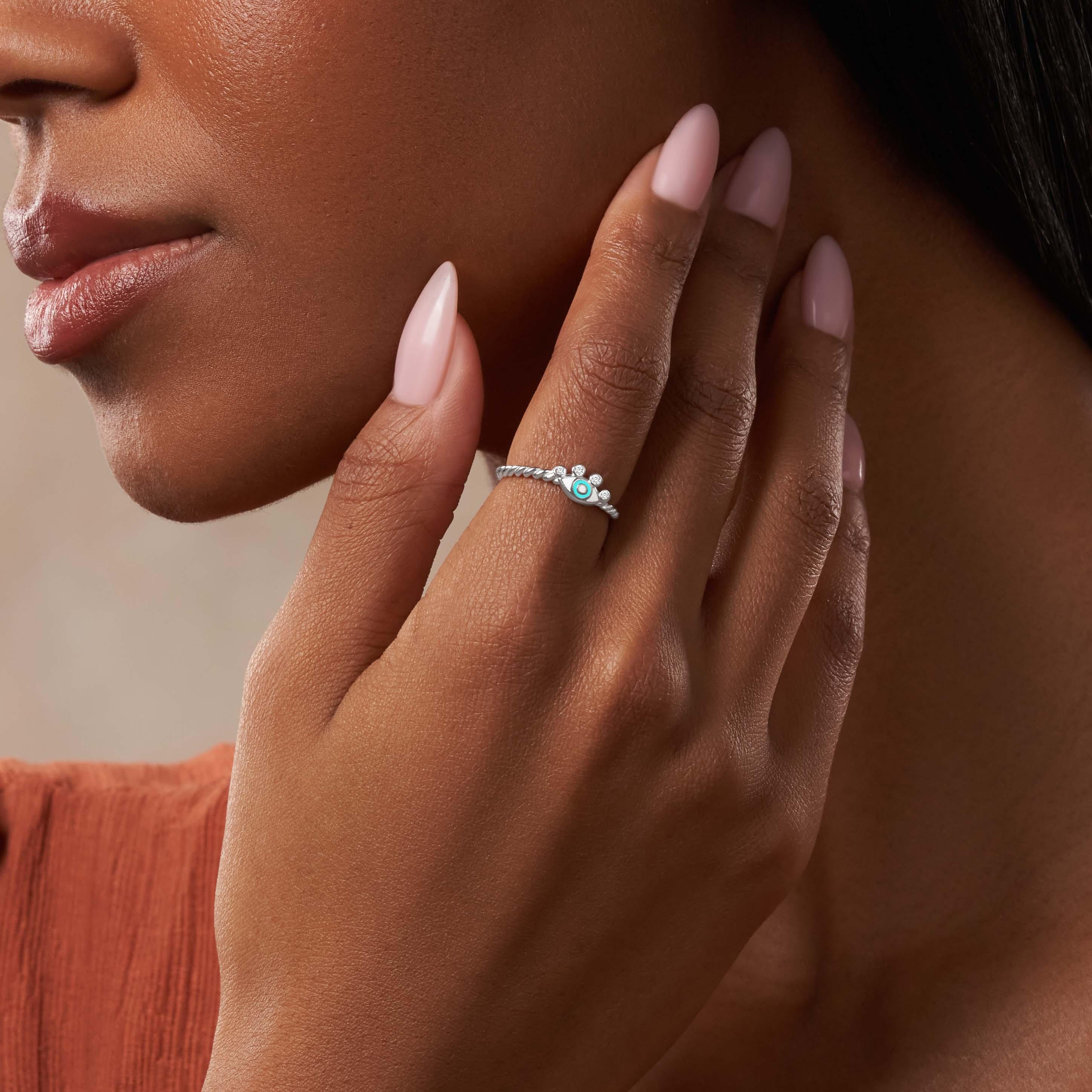 Peaceful Perception - Evil Eye Ring