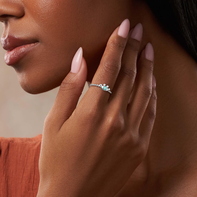Peaceful Perception - Evil Eye Ring