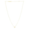 14k Yellow Gold Star of David Necklace
