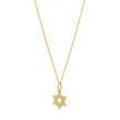Star of David Necklace in 14K Yellow Gold