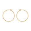 Medium gold tube hoops