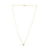 14k Yellow Gold MOP Evil Eye Necklace