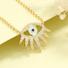 14K Gold Evil Eye Necklace