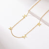 14K Gold Mama Bib Necklace - 14