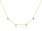 14K Gold Mama Bib Necklace - 14