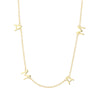 14K Gold Mama Bib Necklace - 14