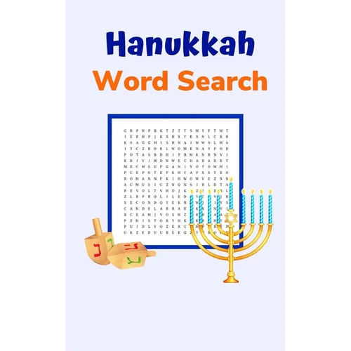 Hanukkah Word Search: Puzzle Book for Adults and Teens with Solutions