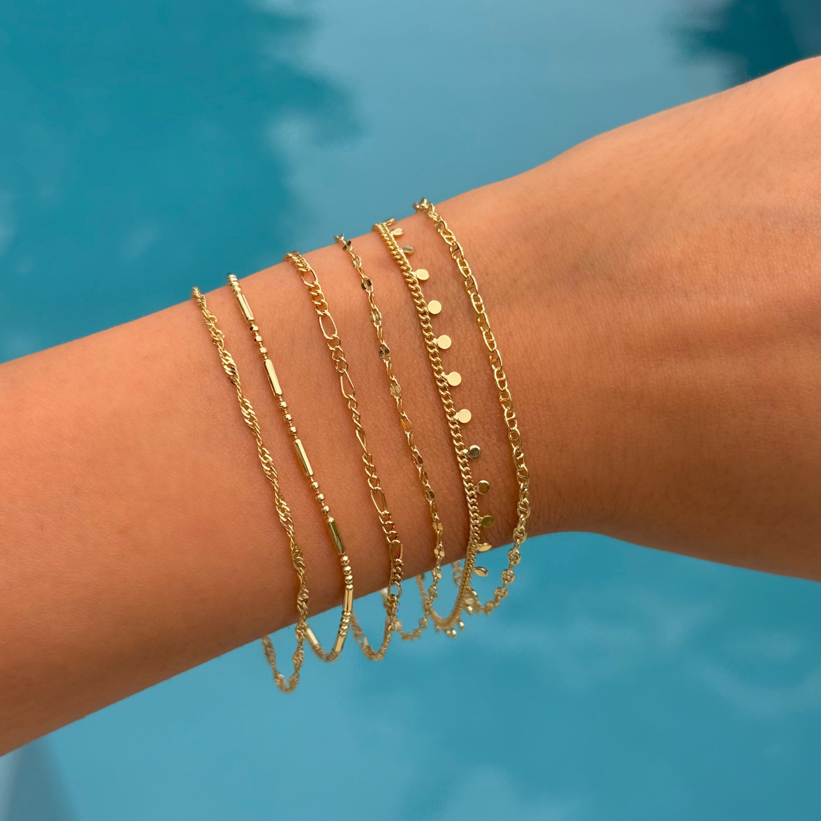 Shiny Baby Mariner Chain Bracelet