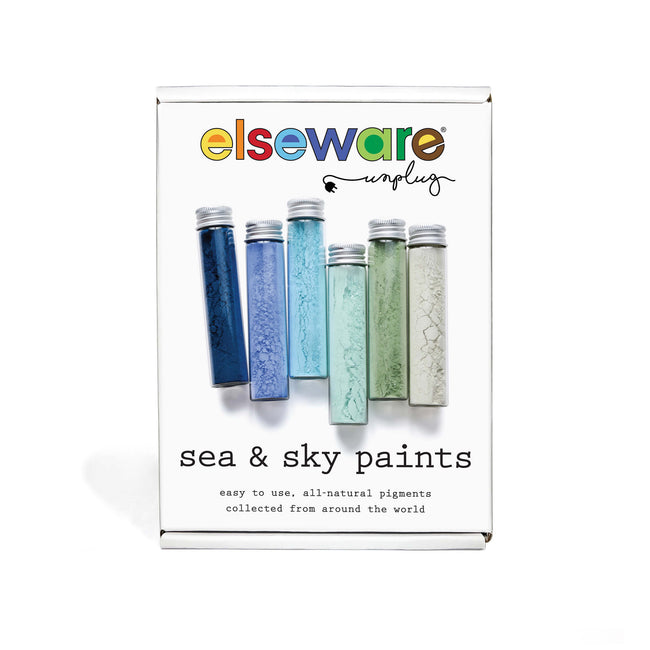 Sea & Sky Paint Set – Non-Toxic Earth Pigments (15–17g per Vial)