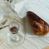 Elegant, clean and minimalist challah cover made of linen fabric - Pure White Series