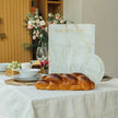 Unbreakable Glass Shabbat Challah Tray