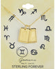 Zodiac Tag Necklace