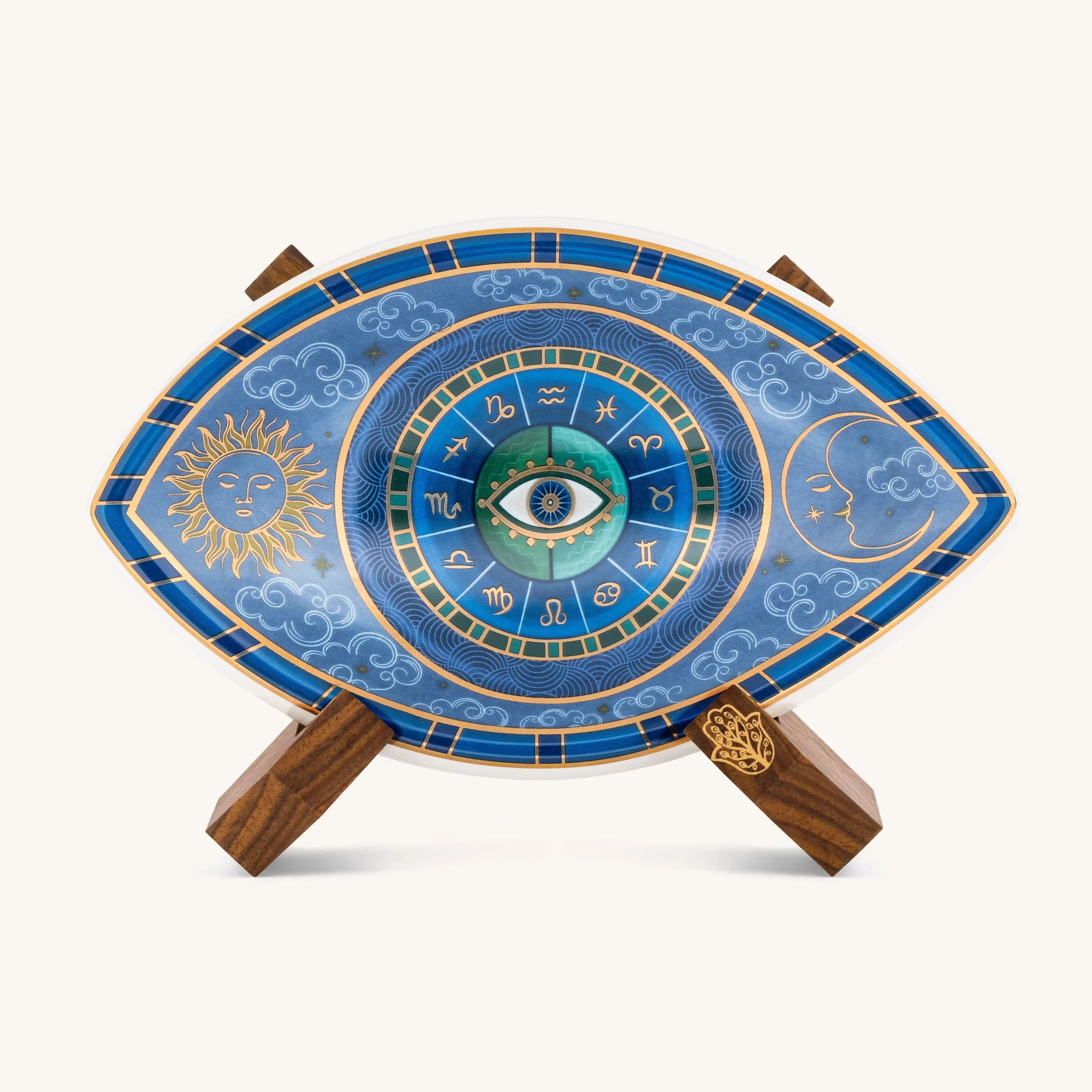 Celestial Unity - Evil Eye Ceramic Wall Blessing