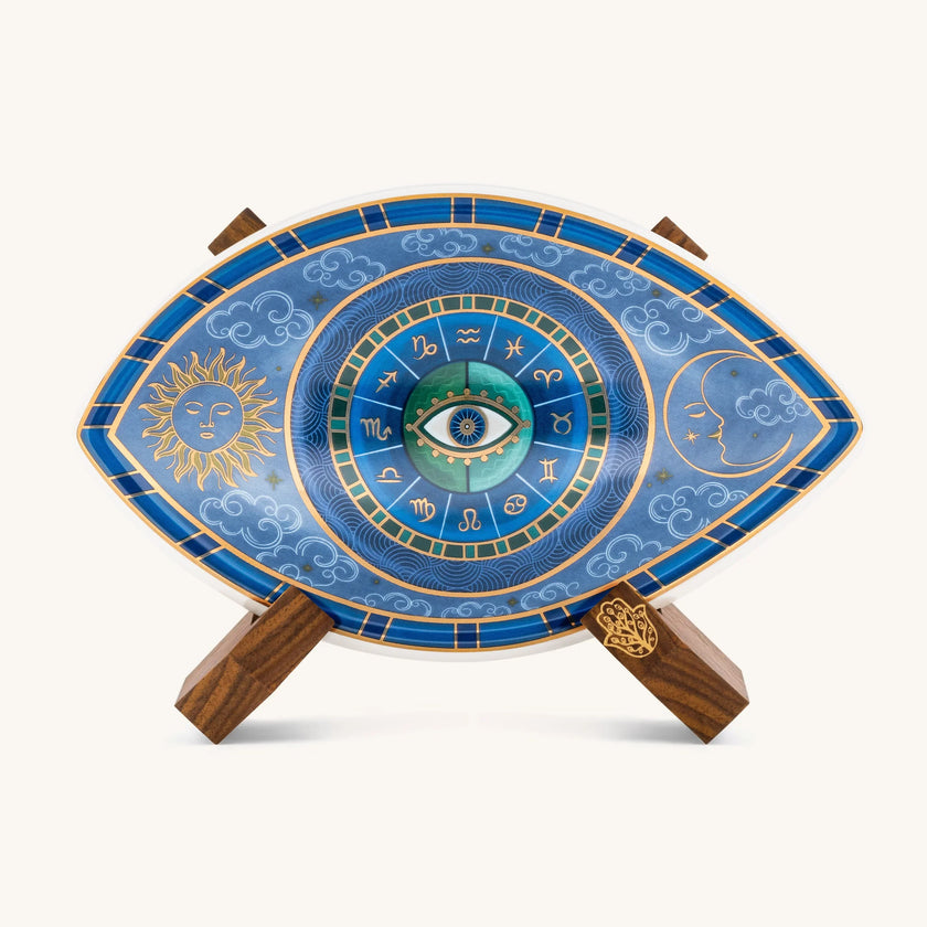 Celestial Unity - Evil Eye Ceramic Wall Blessing