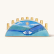 Awakened Hope Ceramic Evil Eye Menorah