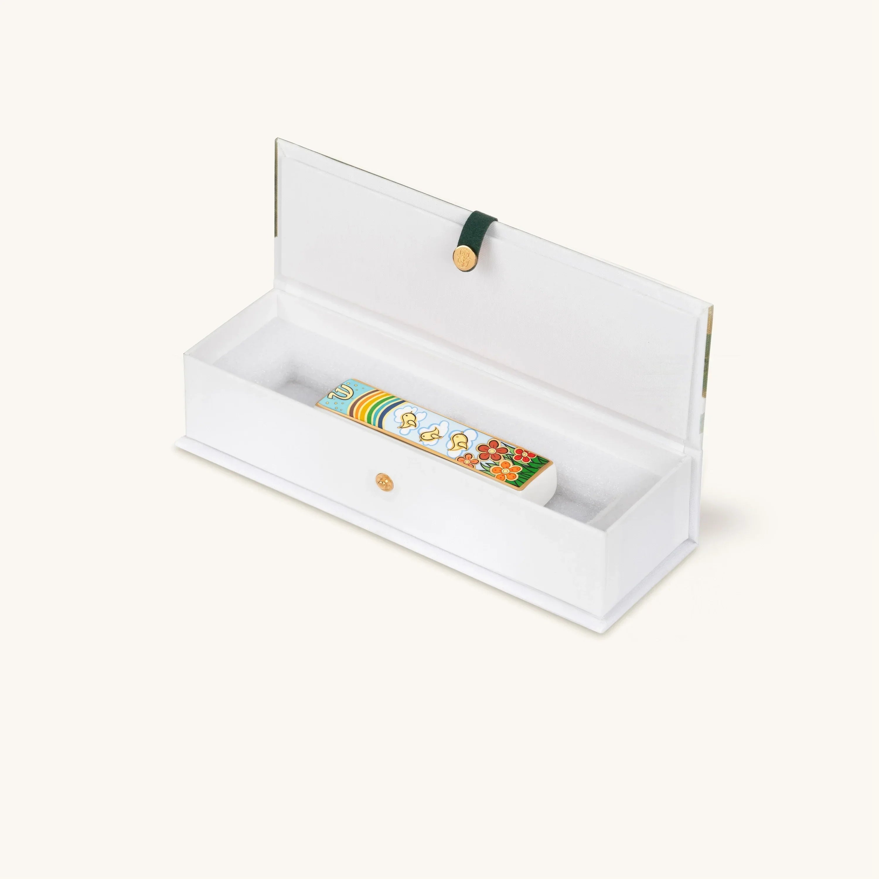 Bright Beginnings Ceramic Mezuzah