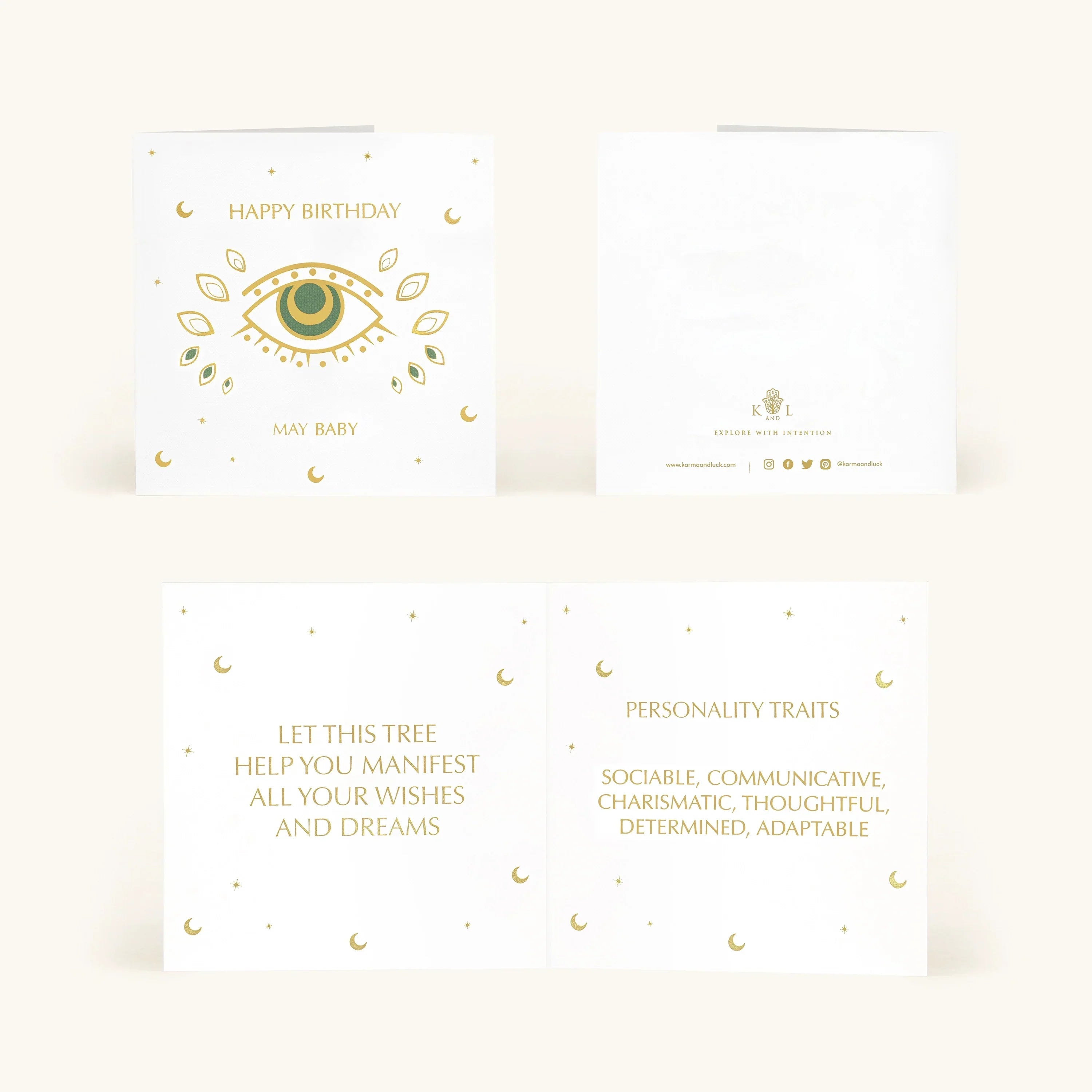 Successful Endeavors Emerald May Birthday Tree