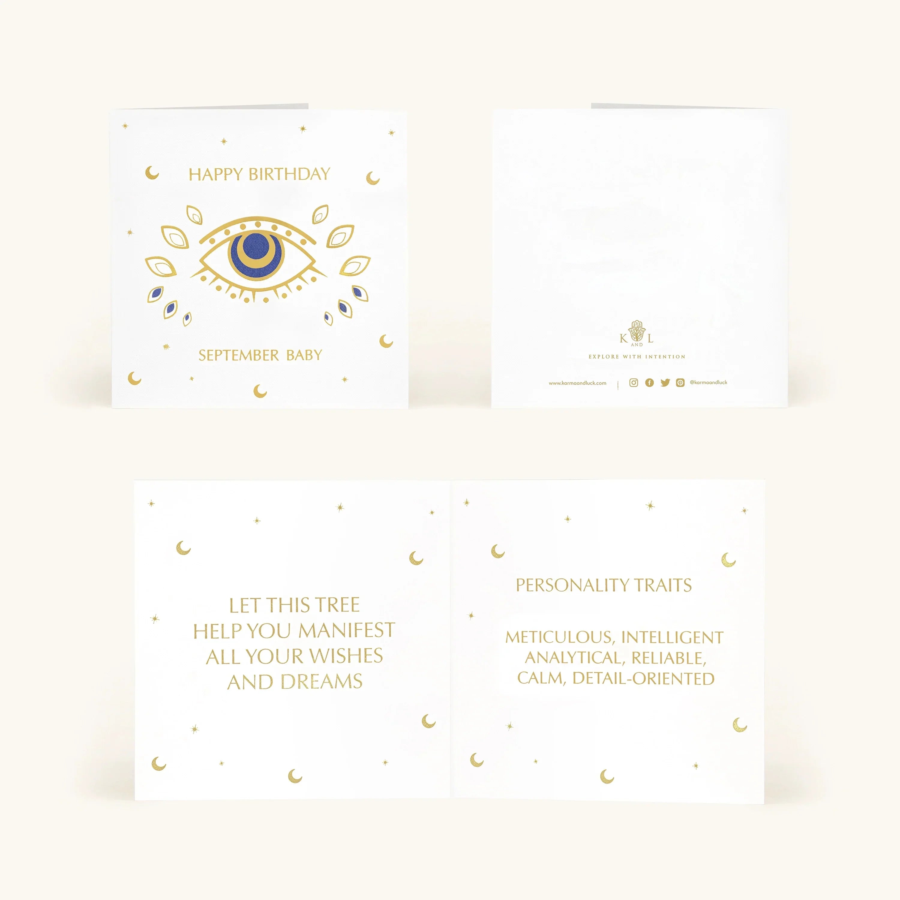 Intuitive Charm Lapis September Birthday Tree