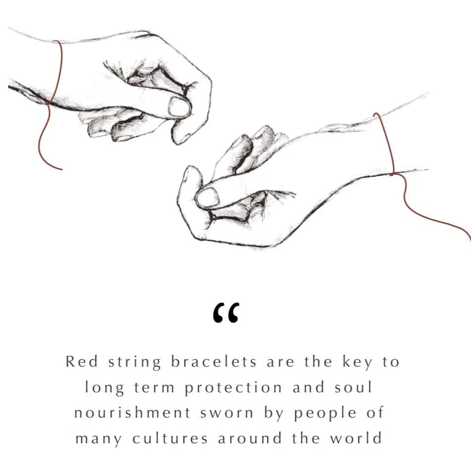 Safe Approach - Red String Evil Eye Charm Bracelet