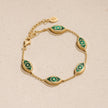 Spiritual Connection Malachite Evil Eye Bracelet