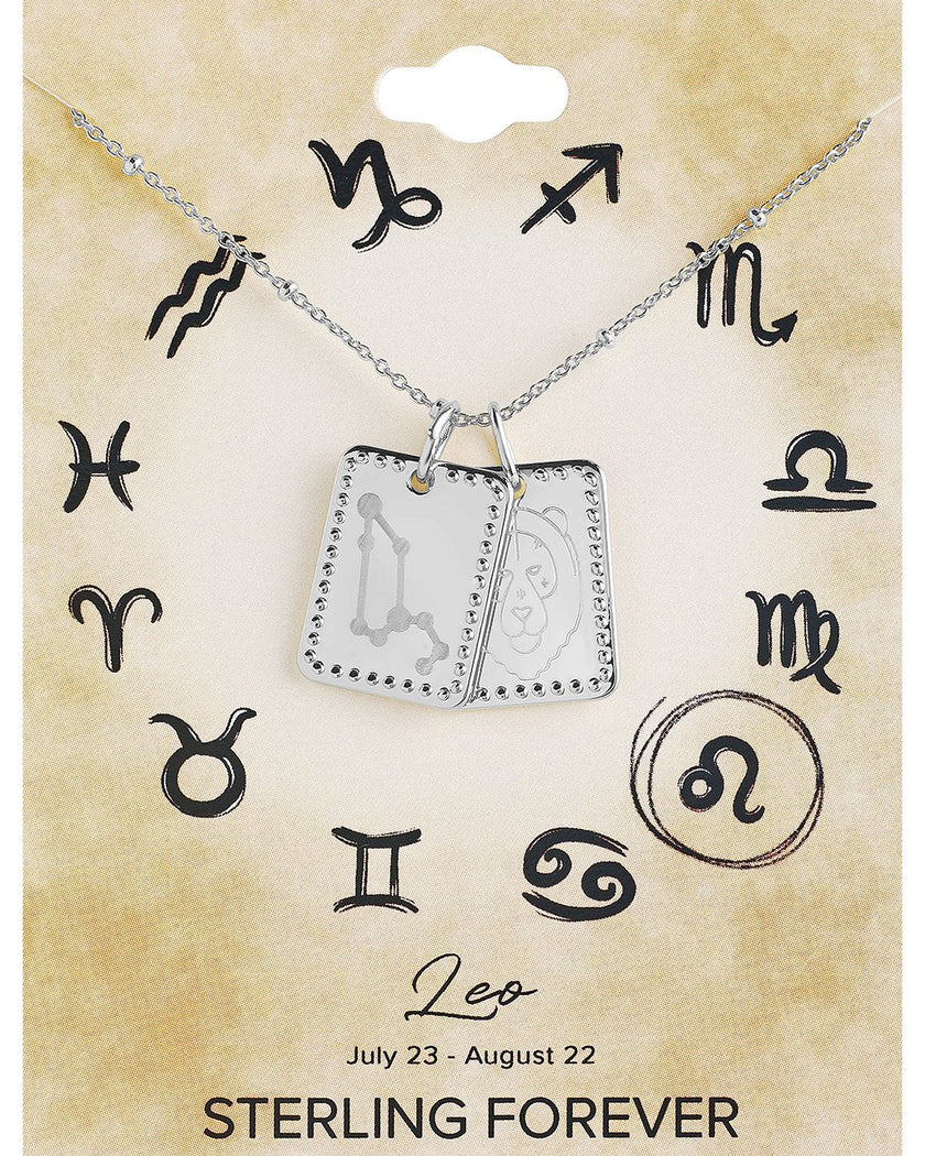 Zodiac Tag Necklace