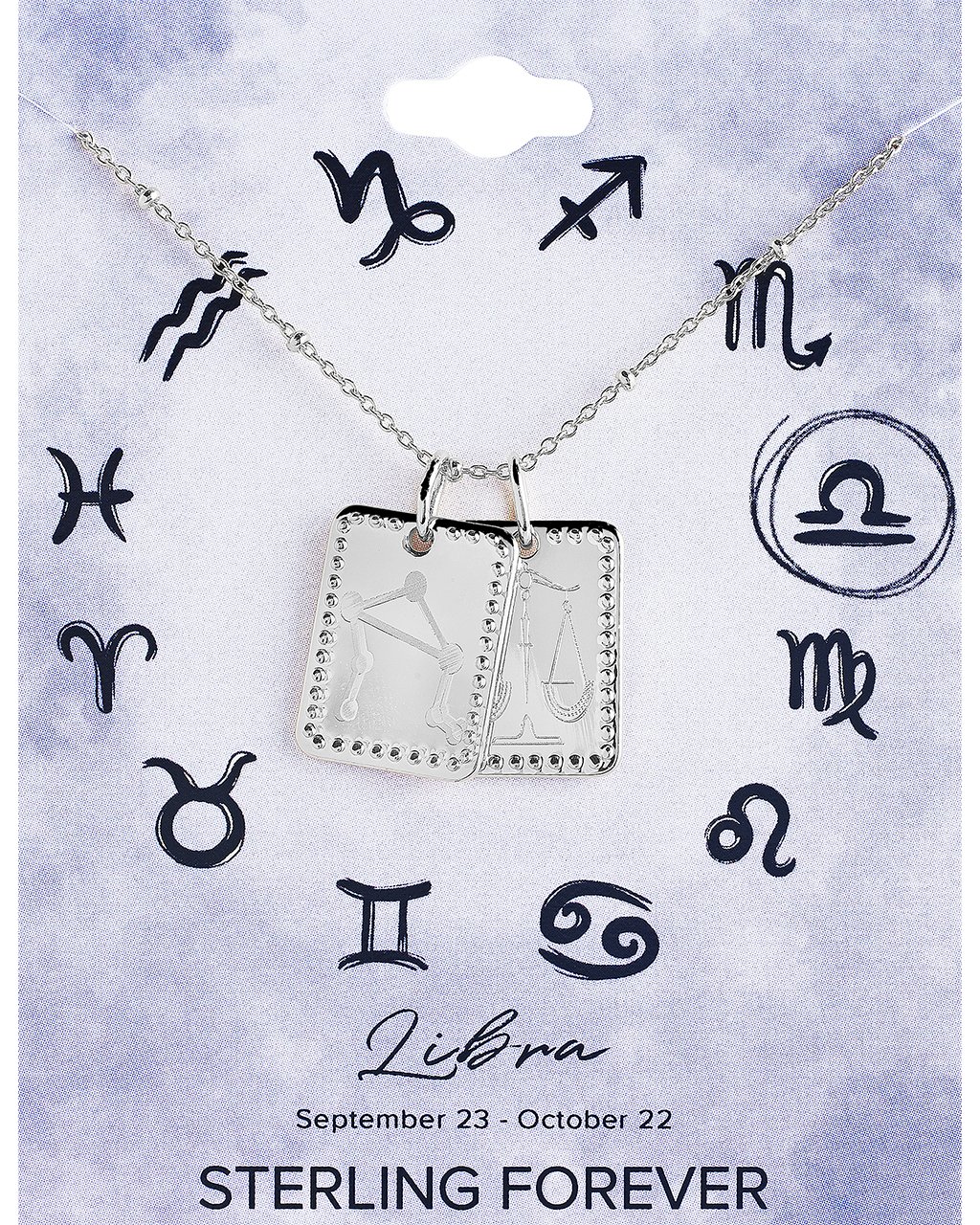 Zodiac Tag Necklace