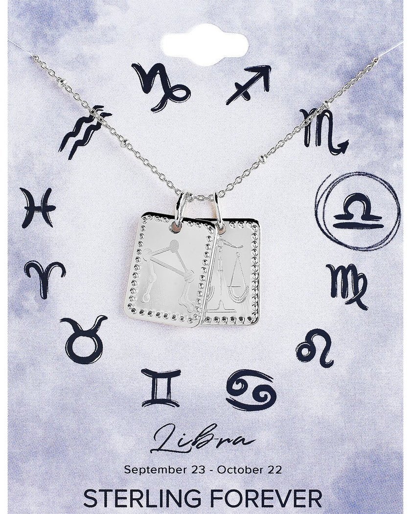 Zodiac Tag Necklace