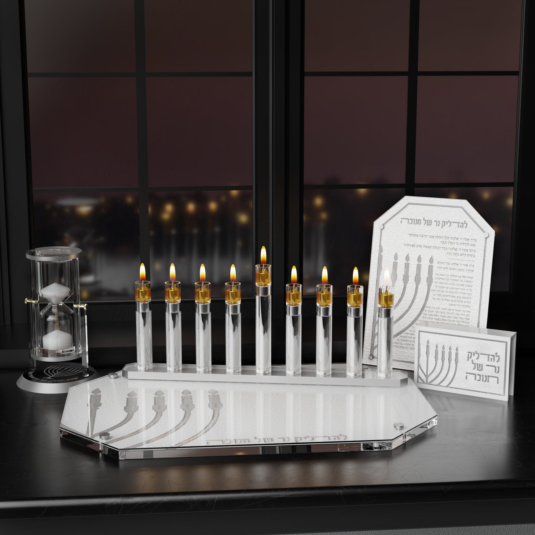 Tube Menorah
