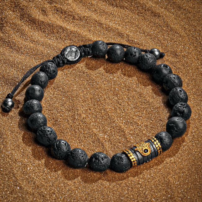 Fierce Protector - Lava Stone Bracelet