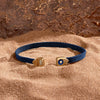 Men's Forward Vision Evil Eye Blue String Bracelet
